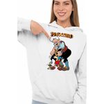 Fashion, accesorii si bijuterii - Femei - Imbracaminte femei - Hanorace femei - Hanorac Femei Pinocchio Geppetto Jiminy, alb, marime 2XL - Infinity.ro