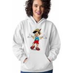 Fashion, accesorii si bijuterii - Femei - Imbracaminte femei - Hanorace femei - Hanorac Femei Pinocchio Geppetto, alb, marime 2XL - Infinity.ro