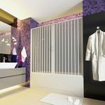 Casa si Gradina - Sanitare - Cazi si cabine de dus - Paravane si usi - Paravan cada, Astra 200AC, usi armonice, material PVC, latime 200cm - Infinity.ro