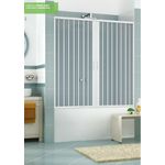 Casa si Gradina - Sanitare - Cazi si cabine de dus - Paravane si usi - Paravan cada, Astra 200AC, usi armonice, material PVC, latime 200cm - Infinity.ro