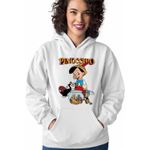 Fashion, accesorii si bijuterii - Femei - Imbracaminte femei - Hanorace femei - Hanorac Femei Pinocchio Jiminy Figaro Cleo, alb, marime 2XL - Infinity.ro