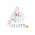 Fashion, accesorii si bijuterii - Femei - Imbracaminte femei - Hanorace femei - Hanorac Femei Pisicile Aristocrate Ducesa Omalley, alb, marime 2XL - Infinity.ro