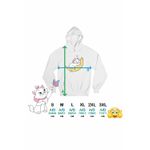 Fashion, accesorii si bijuterii - Femei - Imbracaminte femei - Hanorace femei - Hanorac Femei Pisicile Aristocrate Marie Luna Somn Moon, alb, marime 2XL - Infinity.ro