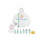 Fashion, accesorii si bijuterii - Femei - Imbracaminte femei - Hanorace femei - Hanorac Femei Pisicile Aristocrate Marie Printesa Regina Coroana, alb, marime 2XL - Infinity.ro
