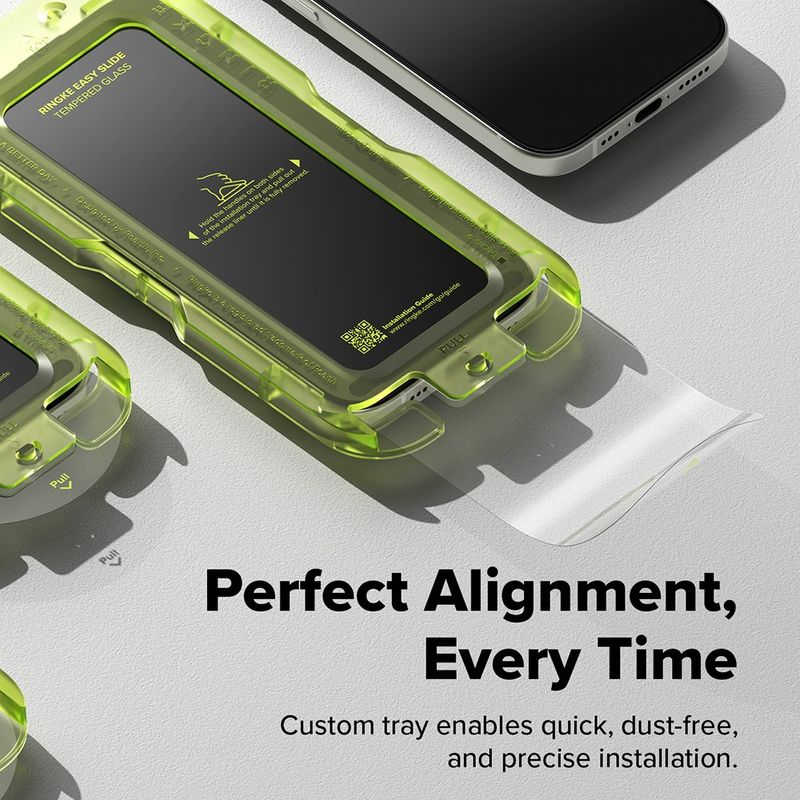 Laptop, Telefoane si Tablete - Telefoane mobile si accesorii - Accesorii Telefoane - Folii protectie telefoane - Folie pentru iPhone 17 Air (set 2) - Ringke Easy Slide Tempered Glass - Clear - Infinity.ro