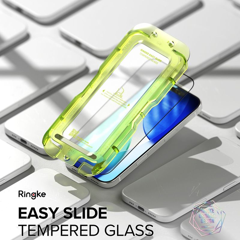 Laptop, Telefoane si Tablete - Telefoane mobile si accesorii - Accesorii Telefoane - Folii protectie telefoane - Folie pentru iPhone 17 Air (set 2) - Ringke Easy Slide Tempered Glass - Clear - Infinity.ro