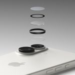 Laptop, Telefoane si Tablete - Telefoane mobile si accesorii - Accesorii Telefoane - Folii protectie telefoane - Folie Camera pentru iPhone 17 (set 2) - Ringke Camera Lens Frame Glass - Black - Infinity.ro