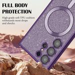 Laptop, Telefoane si Tablete - Telefoane mobile si accesorii - Accesorii Telefoane - Huse telefoane - Husa pentru iPhone 16 - Techsuit Luxury Glitter MagSafe - Light Purple - Infinity.ro