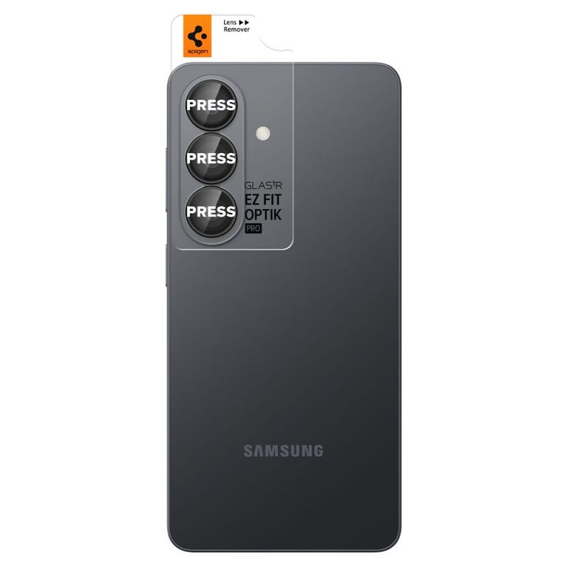 Laptop, Telefoane si Tablete - Telefoane mobile si accesorii - Accesorii Telefoane - Folii protectie telefoane - Folie Camera pentru Samsung Galaxy S26 Plus (set 2) - Spigen Glas.tR Optik EZ Fit Pro HD (AGL11088) - Black - Infinity.ro