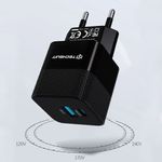 Laptop, Telefoane si Tablete - Telefoane mobile si accesorii - Accesorii Telefoane - Incarcatoare telefoane - Incarcator Priza GaN, USB, Type-C, 25W - Techsuit (CHPD216) - White - Infinity.ro