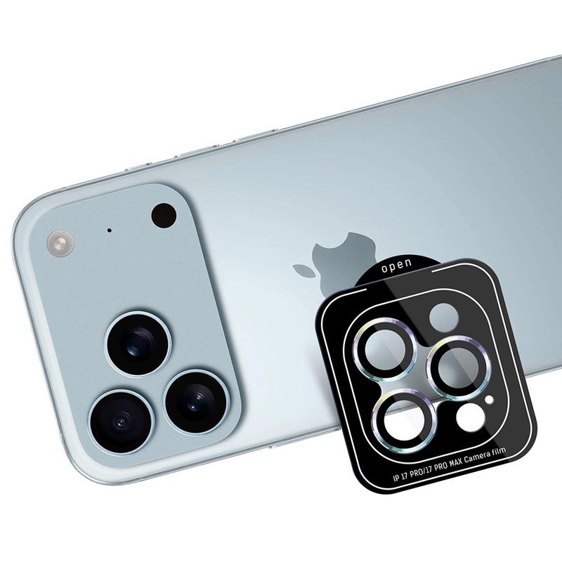 Laptop, Telefoane si Tablete - Telefoane mobile si accesorii - Accesorii Telefoane - Folii protectie telefoane - Folie pentru iPhone 17 Pro / iPhone 17 Pro Max - 3mk Lens Protection Pro - Rainbow - Infinity.ro