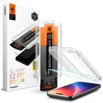 Laptop, Telefoane si Tablete - Telefoane mobile si accesorii - Accesorii Telefoane - Folii protectie telefoane - Folie pentru iPhone 16 Pro / iPhone 17 / iPhone 17 Pro - Spigen Glas.tR EZ FIT Pro HD (AGL10097) - Clear - Infinity.ro