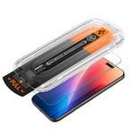 Laptop, Telefoane si Tablete - Telefoane mobile si accesorii - Accesorii Telefoane - Folii protectie telefoane - Folie pentru iPhone 16 Pro / iPhone 17 / iPhone 17 Pro - Spigen Glas.tR EZ FIT Pro HD (AGL10097) - Clear - Infinity.ro
