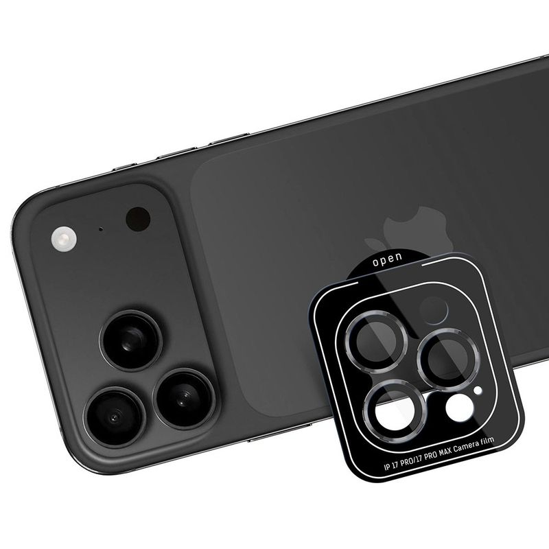 Laptop, Telefoane si Tablete - Telefoane mobile si accesorii - Accesorii Telefoane - Folii protectie telefoane - Folie pentru iPhone 17 Pro / iPhone 17 Pro Max - 3mk Lens Protection Pro - Titanium Gray - Infinity.ro