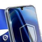 Laptop, Telefoane si Tablete - Telefoane mobile si accesorii - Accesorii Telefoane - Folii protectie telefoane - Folie pentru Samsung Galaxy A36 5G / A56 5G - 3mk ComfortDuo Glass + Case - Clear - Infinity.ro