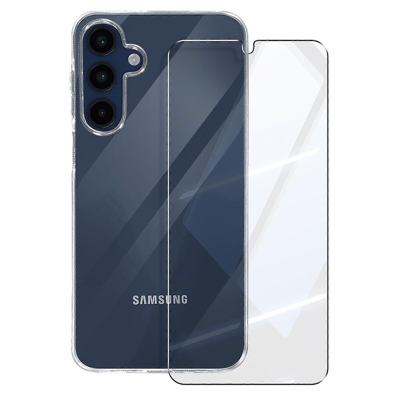 Laptop, Telefoane si Tablete - Telefoane mobile si accesorii - Accesorii Telefoane - Folii protectie telefoane - Folie pentru Samsung Galaxy A36 5G / A56 5G - 3mk ComfortDuo Glass + Case - Clear - Infinity.ro