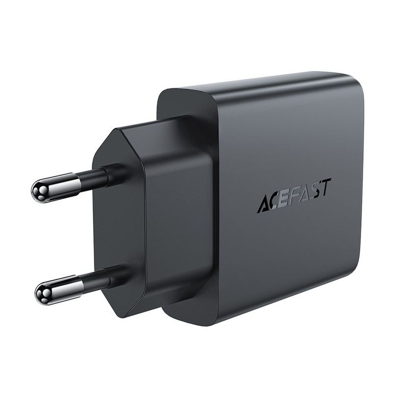 Laptop, Telefoane si Tablete - Telefoane mobile si accesorii - Accesorii Telefoane - Incarcatoare telefoane - Incarcator pentru Priza, Type-C, GaN Technology, Power Delivery, 20W - Acefast (A65) - Black - Infinity.ro