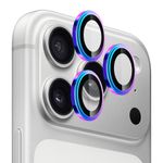 Laptop, Telefoane si Tablete - Telefoane mobile si accesorii - Accesorii Telefoane - Folii protectie telefoane - Folie pentru iPhone 17 Pro / iPhone 17 Pro Max - Blueo Sapphire Crystal Original Lens Glass - Colorful - Infinity.ro