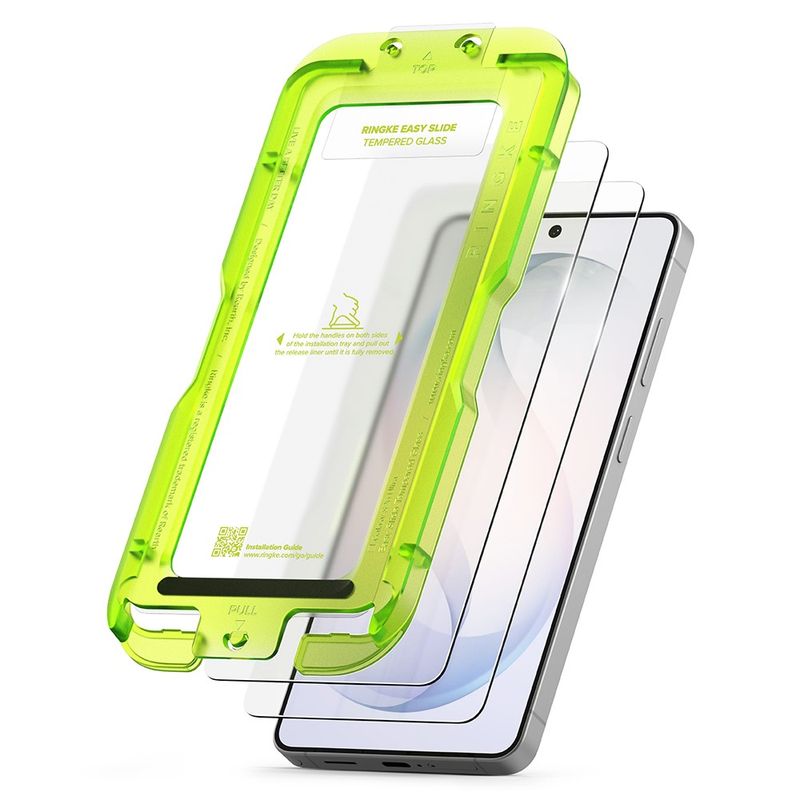 Laptop, Telefoane si Tablete - Telefoane mobile si accesorii - Accesorii Telefoane - Folii protectie telefoane - Folie pentru Samsung Galaxy S26 Ultra (set 2) - Ringke Easy Slide Tempered Glass - Clear - Infinity.ro