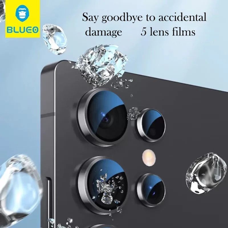 Laptop, Telefoane si Tablete - Telefoane mobile si accesorii - Accesorii Telefoane - Folii protectie telefoane - Folie pentru Samsung Galaxy S26 / S26 Plus - Blueo Camera Lens Protector - Silver - Infinity.ro