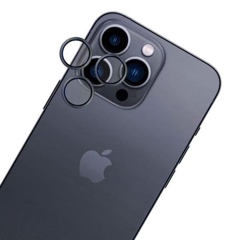 Laptop, Telefoane si Tablete - Telefoane mobile si accesorii - Accesorii Telefoane - Folii protectie telefoane - Folie pentru iPhone 16 Pro Max / iPhone 16 Pro - 3mk Hardy Lens Protection Pro - Black - Infinity.ro