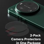 Laptop, Telefoane si Tablete - Telefoane mobile si accesorii - Accesorii Telefoane - Folii protectie telefoane - Folie Camera pentru Xiaomi 17 Ultra (set 2) - Ringke Camera Protector Glass - Clear - Infinity.ro