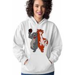 Fashion, accesorii si bijuterii - Femei - Imbracaminte femei - Hanorace femei - Hanorac Femei Pisicile Aristocrate Omalley Scat Cat, alb, marime 2XL - Infinity.ro