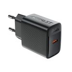 Laptop, Telefoane si Tablete - Telefoane mobile si accesorii - Accesorii Telefoane - Incarcatoare telefoane - Incarcator pentru Priza Type-C, PD25W, GaN, EU - Acefast (A104) - Black - Infinity.ro