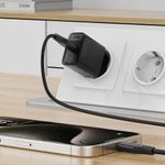 Laptop, Telefoane si Tablete - Telefoane mobile si accesorii - Accesorii Telefoane - Incarcatoare telefoane - Incarcator pentru Priza Type-C, PD25W, GaN, EU - Acefast (A104) - Black - Infinity.ro