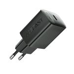 Laptop, Telefoane si Tablete - Telefoane mobile si accesorii - Accesorii Telefoane - Incarcatoare telefoane - Incarcator pentru Priza Type-C, PD25W, GaN, EU - Acefast (A104) - Black - Infinity.ro