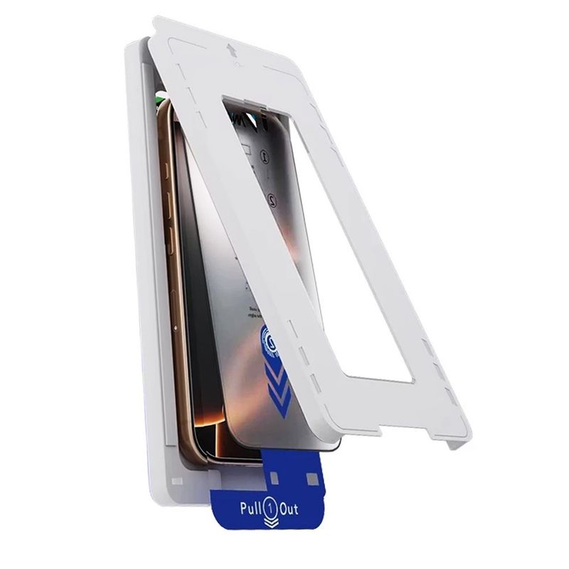 Laptop, Telefoane si Tablete - Telefoane mobile si accesorii - Accesorii Telefoane - Folii protectie telefoane - Folie pentru iPhone 17 Pro Max cu Aplicator - ANANK 2.5D 5X Reinforced HD Screen Protector - Black - Infinity.ro