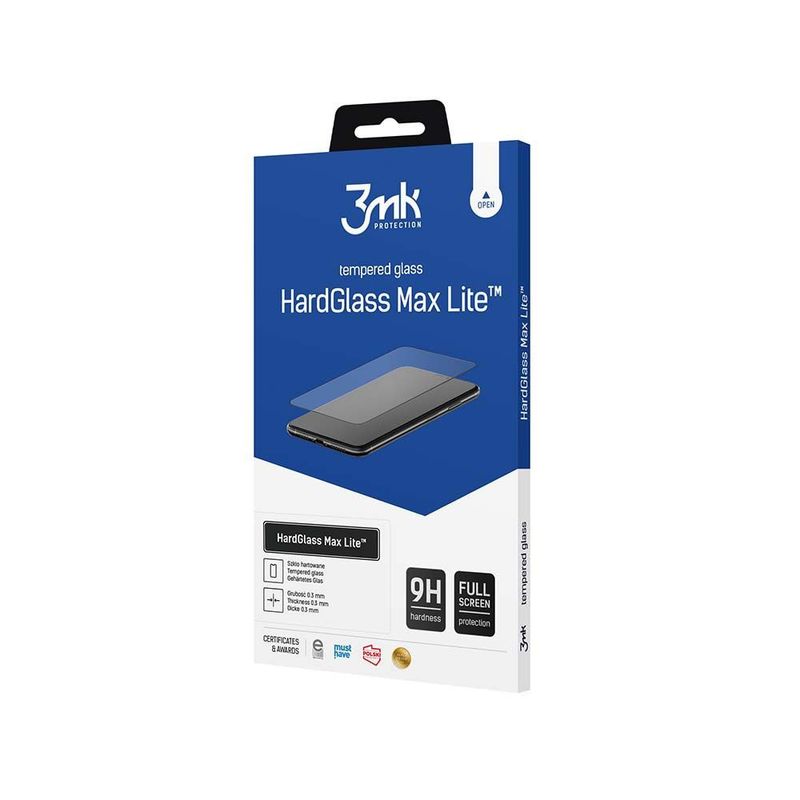 Laptop, Telefoane si Tablete - Telefoane mobile si accesorii - Accesorii Telefoane - Folii protectie telefoane - Folie pentru iPhone 16 Pro Max - 3mk HardGlass Max Lite Screen Protector - Black - Infinity.ro