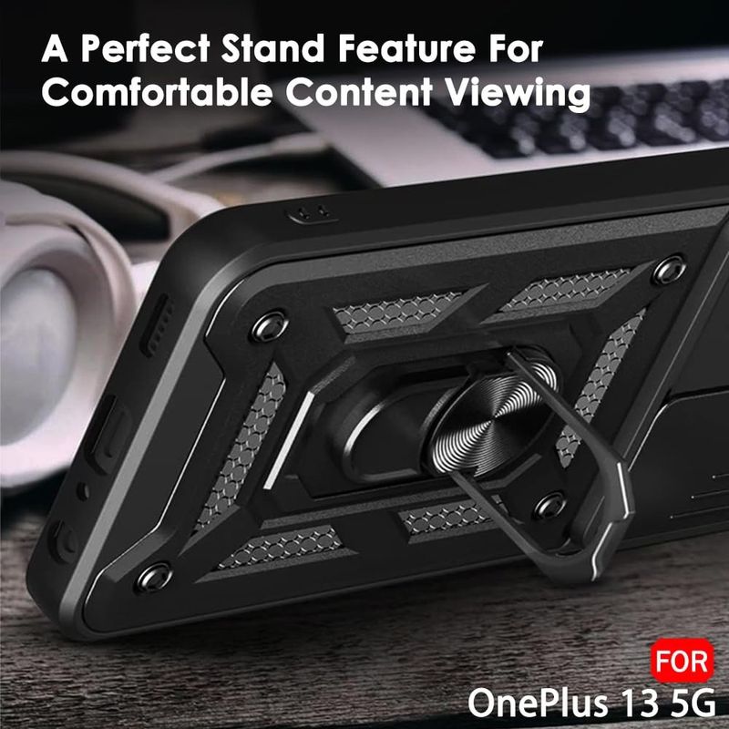 Laptop, Telefoane si Tablete - Telefoane mobile si accesorii - Accesorii Telefoane - Huse telefoane - Husa pentru OnePlus 13 - Techsuit CamShield Series - Black - Infinity.ro