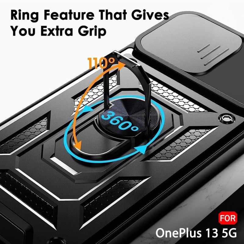 Laptop, Telefoane si Tablete - Telefoane mobile si accesorii - Accesorii Telefoane - Huse telefoane - Husa pentru OnePlus 13 - Techsuit CamShield Series - Black - Infinity.ro