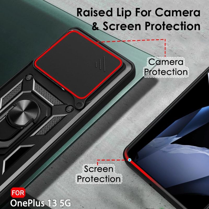 Laptop, Telefoane si Tablete - Telefoane mobile si accesorii - Accesorii Telefoane - Huse telefoane - Husa pentru OnePlus 13 - Techsuit CamShield Series - Black - Infinity.ro