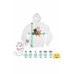 Fashion, accesorii si bijuterii - Femei - Imbracaminte femei - Hanorace femei - Hanorac Femei Pisicile Aristocrate Toulouse Motanel, alb, marime 2XL - Infinity.ro