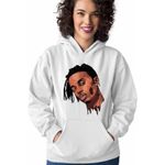 Fashion, accesorii si bijuterii - Femei - Imbracaminte femei - Hanorace femei - Hanorac Femei Playboi Carti Sky, alb, marime 2XL - Infinity.ro