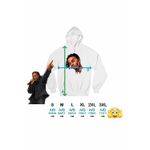 Fashion, accesorii si bijuterii - Femei - Imbracaminte femei - Hanorace femei - Hanorac Femei Playboi Carti Sky, alb, marime 2XL - Infinity.ro