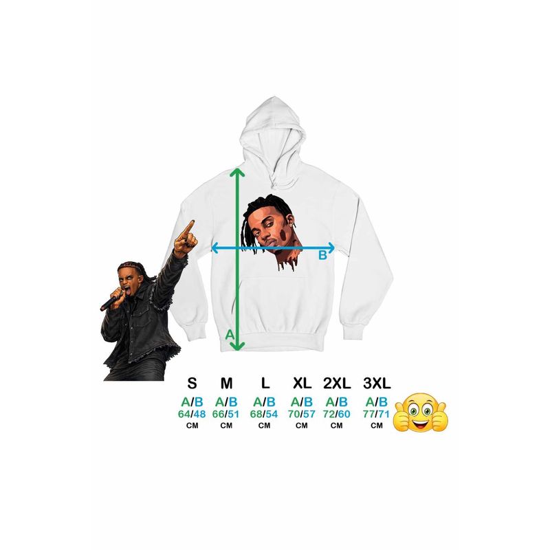 Fashion, accesorii si bijuterii - Femei - Imbracaminte femei - Hanorace femei - Hanorac Femei Playboi Carti Sky, alb, marime 2XL - Infinity.ro