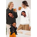 Fashion, accesorii si bijuterii - Femei - Imbracaminte femei - Hanorace femei - Hanorac Femei Playboi Carti Sky, alb, marime 2XL - Infinity.ro