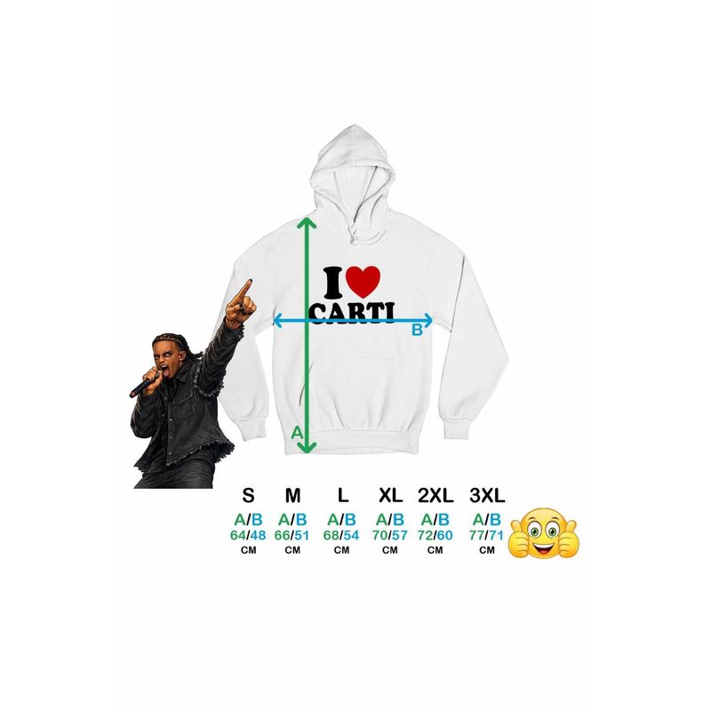 Fashion, accesorii si bijuterii - Femei - Imbracaminte femei - Hanorace femei - Hanorac Femei Playboi I Love Carti, alb, marime 2XL - Infinity.ro