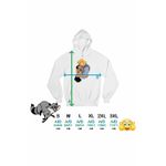 Fashion, accesorii si bijuterii - Femei - Imbracaminte femei - Hanorace femei - Hanorac Femei Pocahontas Love Dragobete, alb, marime 2XL - Infinity.ro