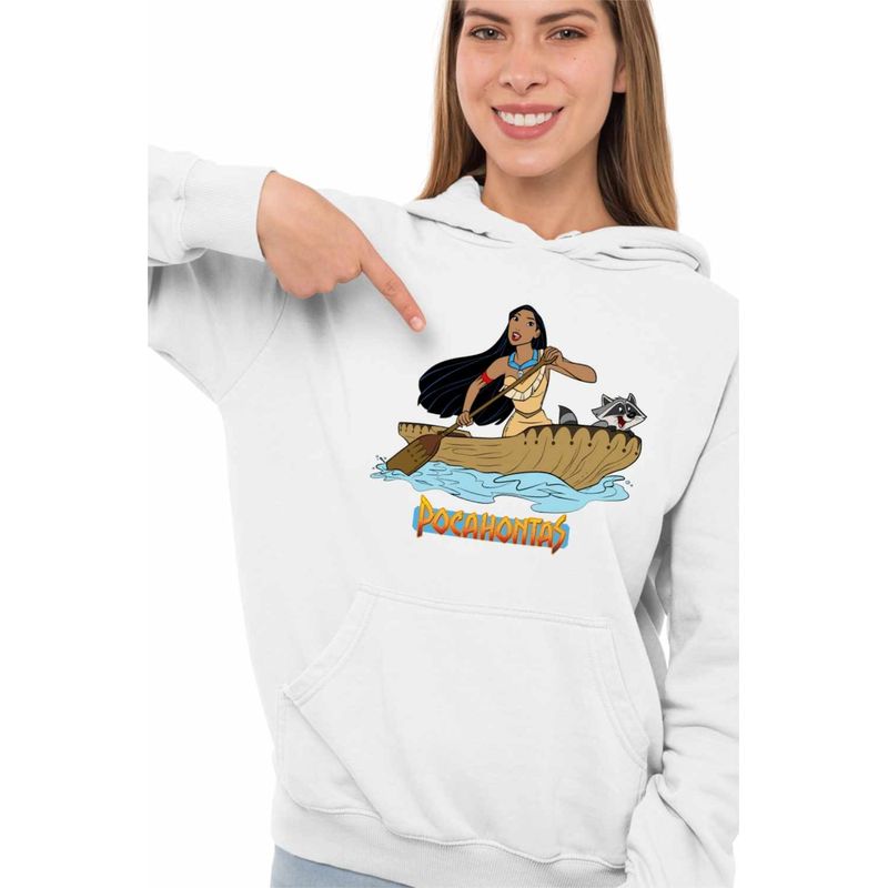 Fashion, accesorii si bijuterii - Femei - Imbracaminte femei - Hanorace femei - Hanorac Femei Pocahontas Meeko Canoe, alb, marime 2XL - Infinity.ro