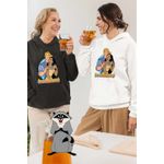 Fashion, accesorii si bijuterii - Femei - Imbracaminte femei - Hanorace femei - Hanorac Femei Pocahontas Love John Valentines Day, alb, marime 2XL - Infinity.ro