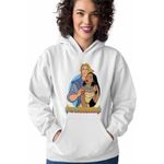 Fashion, accesorii si bijuterii - Femei - Imbracaminte femei - Hanorace femei - Hanorac Femei Pocahontas Love John Valentines Day, alb, marime 2XL - Infinity.ro