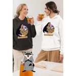 Fashion, accesorii si bijuterii - Femei - Imbracaminte femei - Hanorace femei - Hanorac Femei Pocahontas Meeko, alb, marime 2XL - Infinity.ro