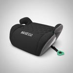 Jucarii, Copii si Bebe - Carucioare si articole de transport - Scaune auto copii - Inaltator Auto Sparco SPRO 100KIBK, Certificat ECE R129/03, 22-36 kg, Gri/Negru - Infinity.ro