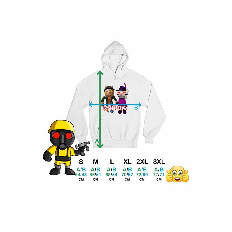 Fashion, accesorii si bijuterii - Femei - Imbracaminte femei - Hanorace femei - Hanorac Femei Pony Zizzy Roblox Piggy, alb, marime 2XL - Infinity.ro