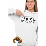 Fashion, accesorii si bijuterii - Femei - Imbracaminte femei - Hanorace femei - Hanorac Femei Project Hail Mary Tau Ceti Astrophage, alb, marime 2XL - Infinity.ro
