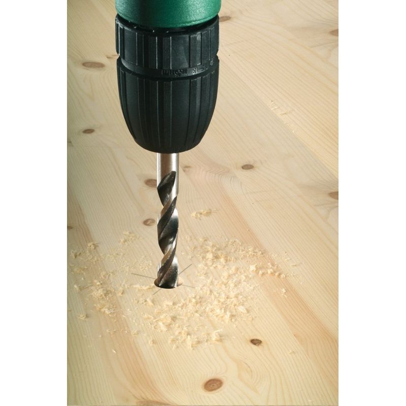 Casa si Gradina - Constructii - Scule electrice si accesorii - Seturi si accesorii pentru gaurit si insurubat - Set de 8 burghie elicoidale pentru lemn Bosch Robust Line, 3/4/5/6/7/8/9/10 mm 2607010533 - Infinity.ro
